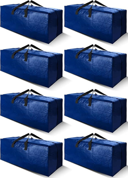 Cosy Family 8 Pack Heavy Duty Extra Large Moving Bags by Cosy+Family