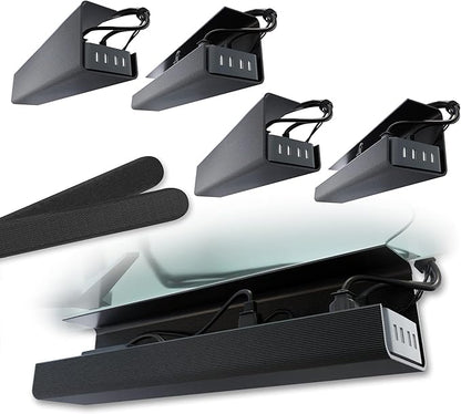 No-Screw Under Desk Cable Management Tray by ScandinavianHubCableTrays