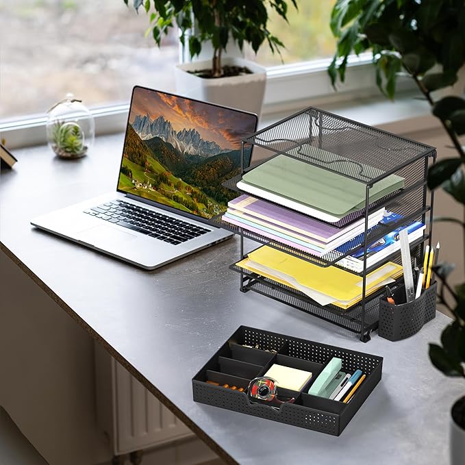 Simple Houseware 5-Tier Document File Tray - Image 6