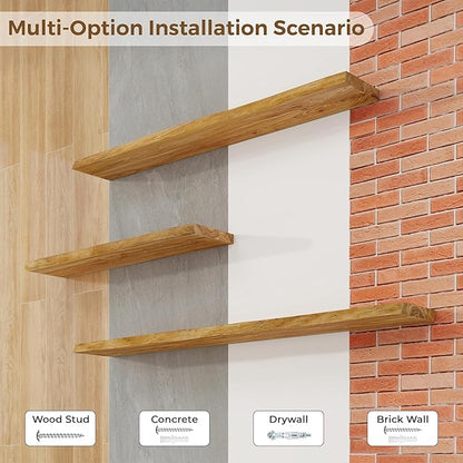 Axeman 72 inch Extra Long Floating Shelves - Image 7