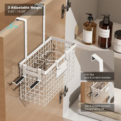 Voldra Hair Dryer Holder Cabinet Door, Adhesive Hair Tool Organizer Wall Mount - Image 5