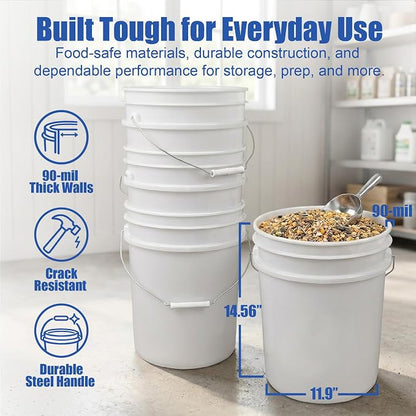 ePackageSupply 5 Gallon Bucket - Image 4