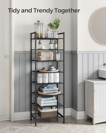 SONGMICS Metal Shoe Rack, Free Standing Shoe Organizer - Image 8