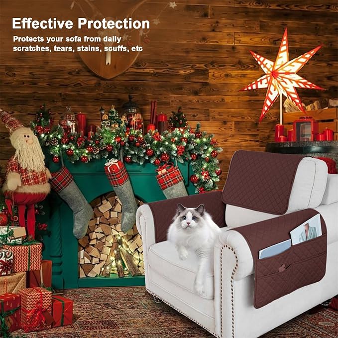 Waterproof Sofa Armrest Cover Headrest Cover - Image 2