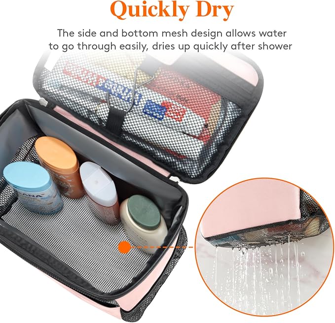 Lifewit Mesh Shower Caddy Bag Portable - Image 4