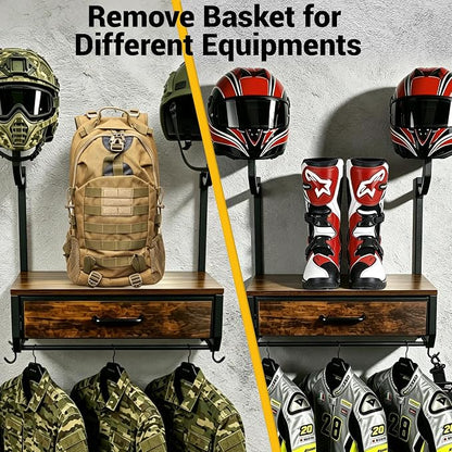 Motorcycle Helmet Holder Wall Mounted - Image 6