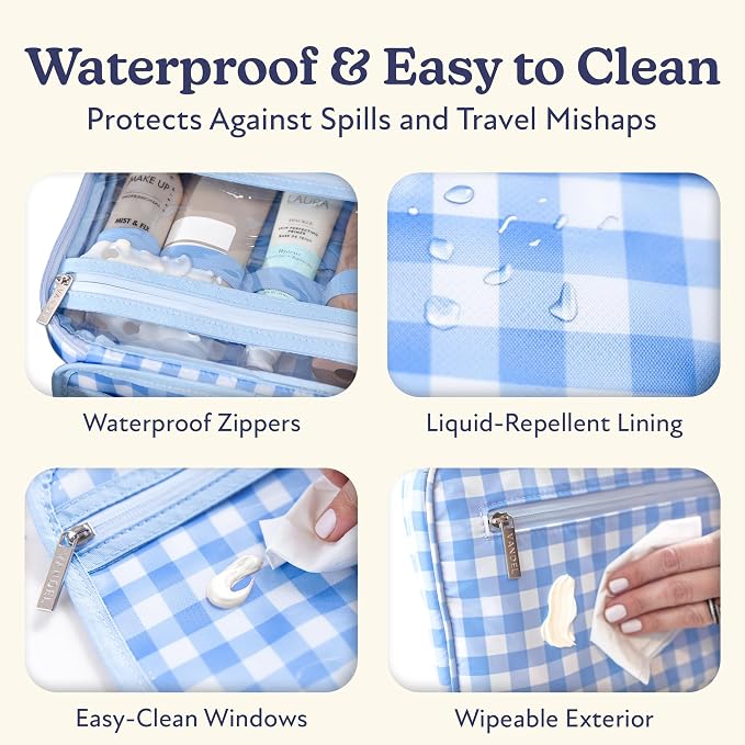 VANDEL Waterproof Hanging Toiletry Bag - Image 3