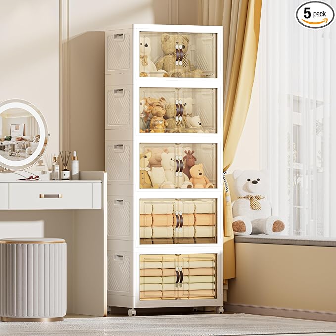 332 QT / 83 Gal Extra Wide Foldable Plastic Cabinet by Unknown