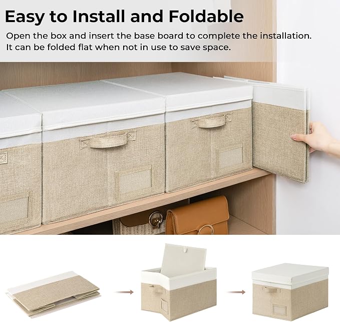 GRANNY SAYS Storage Bins with Lids, Storage Baskets - Image 9