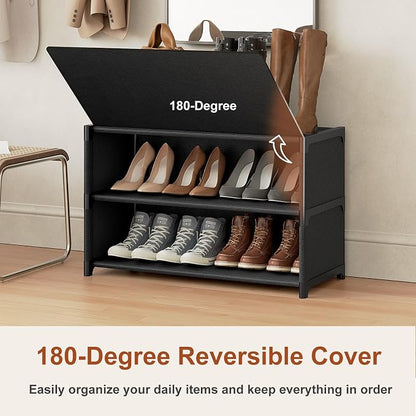 Shoe Rack, 3 Tier Shoe Storage Cabinet - Image 6