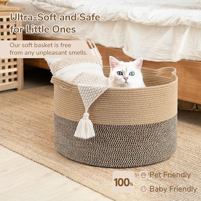 INDRESSME Extra Large Woven Baskets - Image 8
