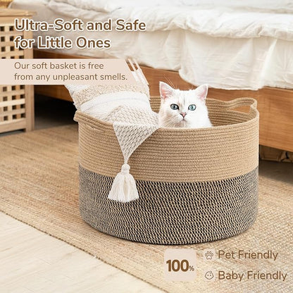 INDRESSME Extra Large Woven Baskets - Image 8