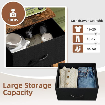 Somdot Tall Dresser for Bedroom, 6 Drawer Storage Cabinet, Home Storage | - Image 5