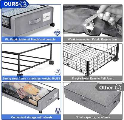 Beborxue Under Bed Storage - Image 2