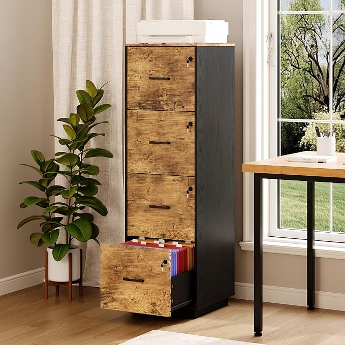 VINGLI 4 Drawer File Cabinet - Image 9