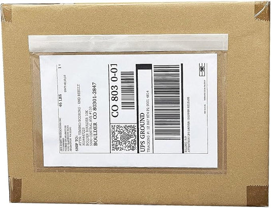 BEUYI Clear 9.5'' x 6.7'' Packing List Envelopes, Adhesive Shipping Label by BEUYIwarehouse
