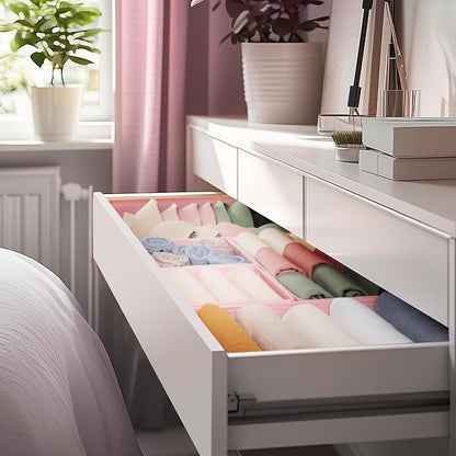 Criusia Drawer Organizer Clothes, 21 Pack Dresser Organizer - Image 9
