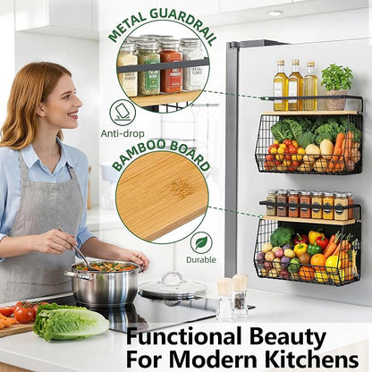 2 Pack Magnetic Spice Storage Rack Organizer - Image 4