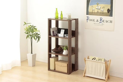 IRIS USA 3-Tier 16" Open Wooden Bookshelf - Image 2