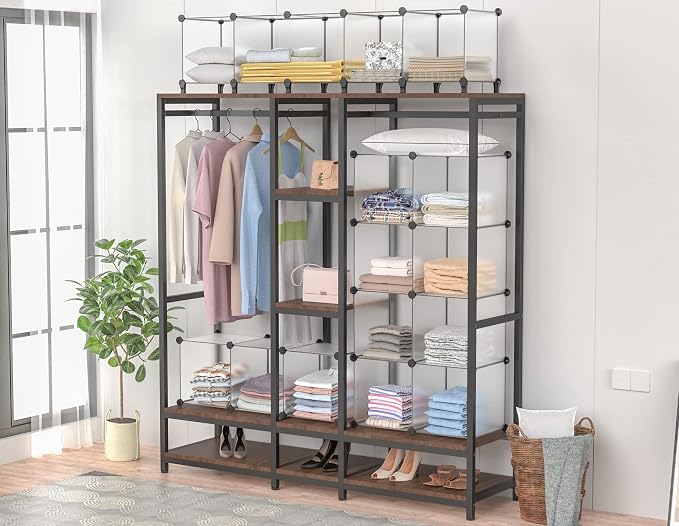 HOMIDEC Closet Organizers and Storage, 16 Cube Storage Organizer, Closet - Image 5