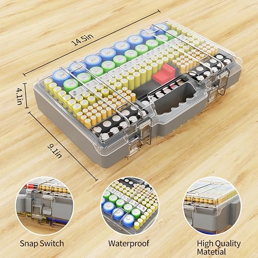 Battery Organizer Storage Holder Box Case - Image 6
