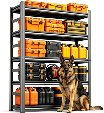 PRESTELION Garage Shelving 3000 LBS Adjustable Metal Storage Shelves | Garage by PRESTELION