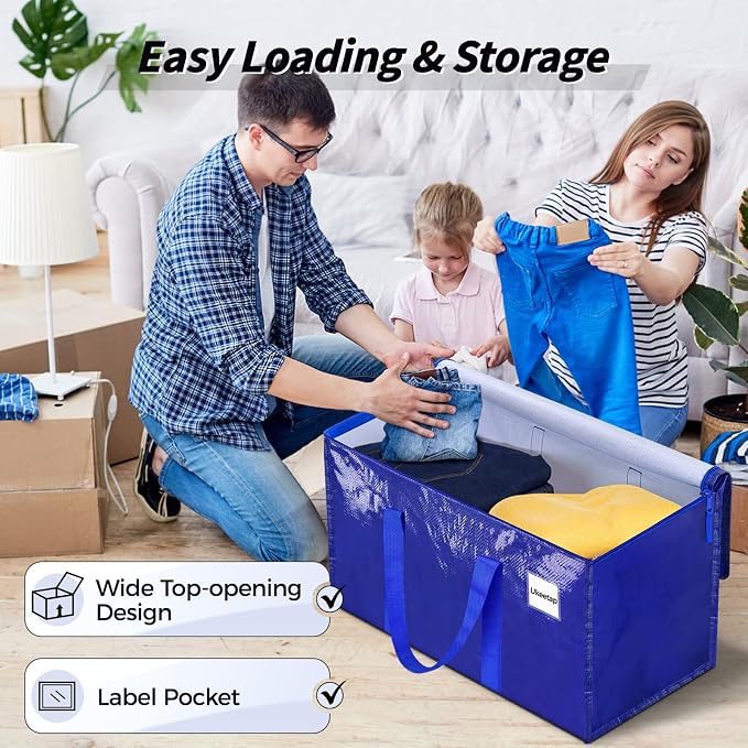 16 Pack Extra Large Heavy Duty Moving Bags, Reinforced Handles & Heavy-Duty - Image 5