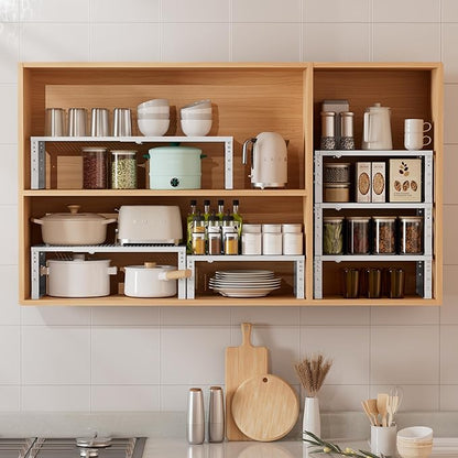 Metal Stackable Expandable Storage Shelf - Image 4