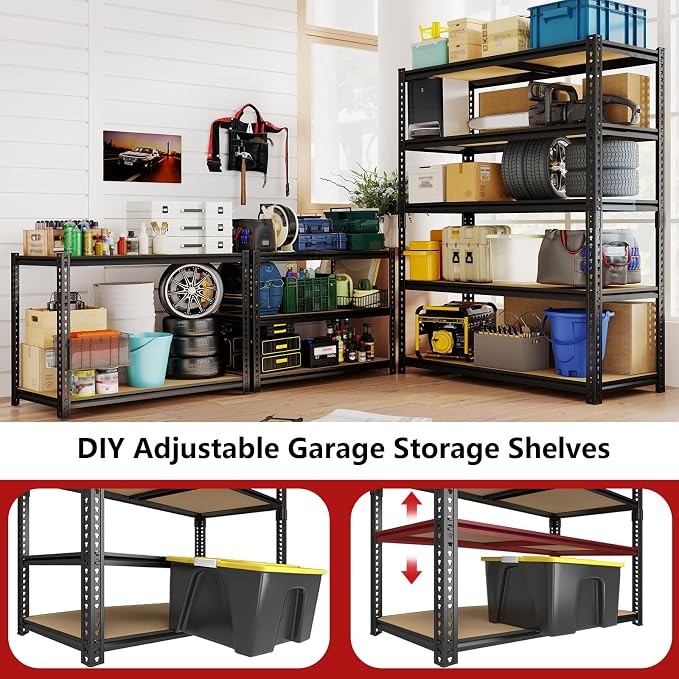 Storage Shelves Unit, Stable Shelves Organizer - Image 5