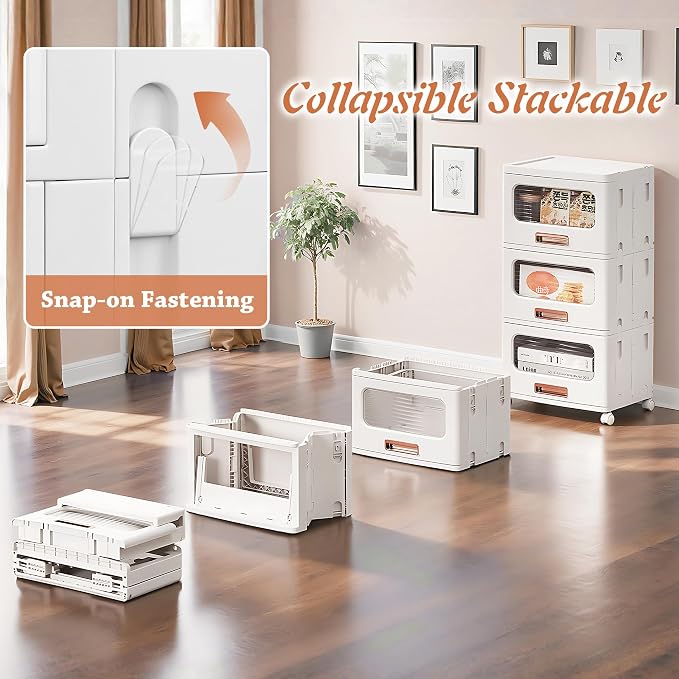 VECELO Plastic Storage Cabinet - Image 5