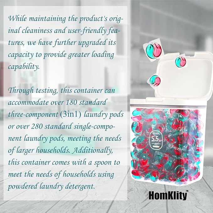 Large Capacity Container With Automatic Pop-Up Lid - Image 4