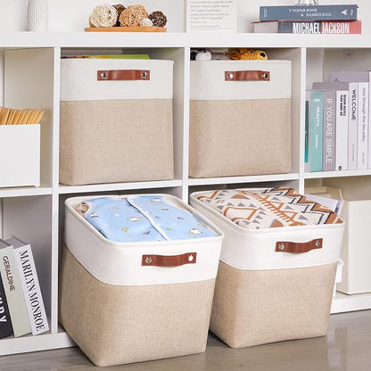 HNZIGE Foldable Storage Baskets Cube Storage Baskets - Image 3