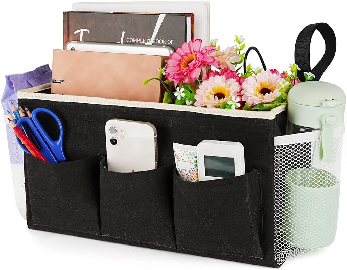 Bedside Caddy Bedside Organizer Bedside Storage Caddy by Lilithye