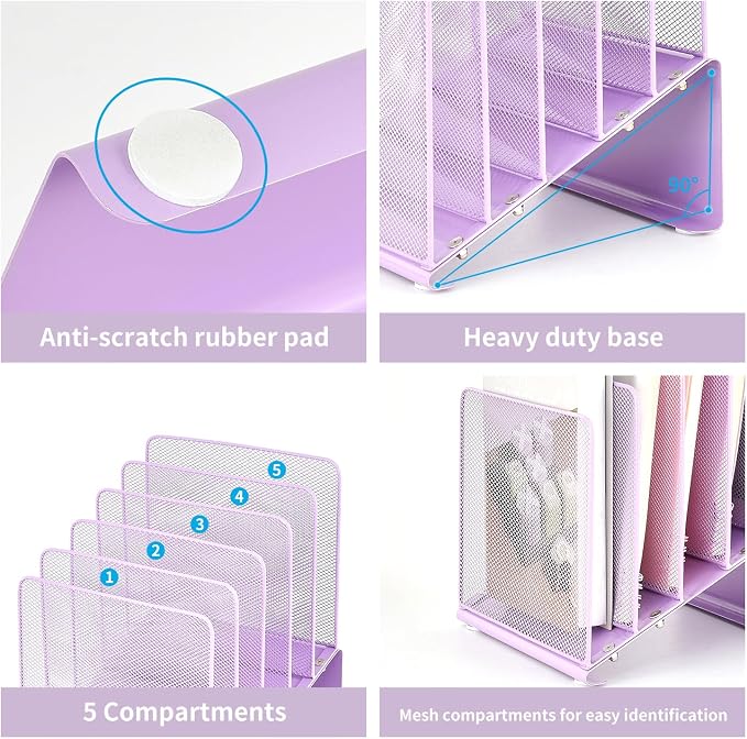 File Organizer for Desk, Desk Organizer - Image 4