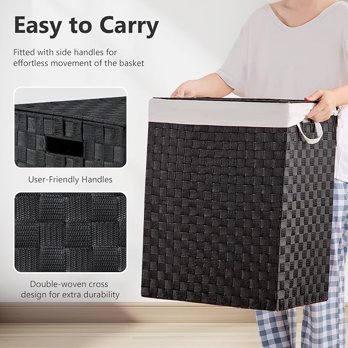 Foldable Laundry Hamper Basket - Image 3