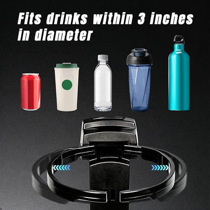 LITTLEMOLE 2PCS Adjustable Folding Cup Holder, Wall Mounted Cup Holder - Image 4