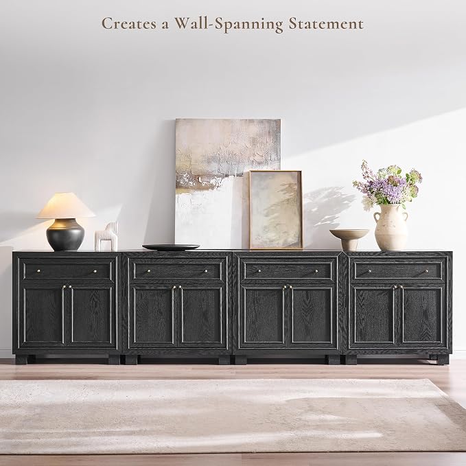 ACCOHOHO Modern Farmhouse Buffet Cabinet, Modular Storage Cabinet - Image 7