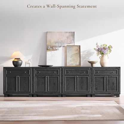 ACCOHOHO Modern Farmhouse Buffet Cabinet, Modular Storage Cabinet - Image 7