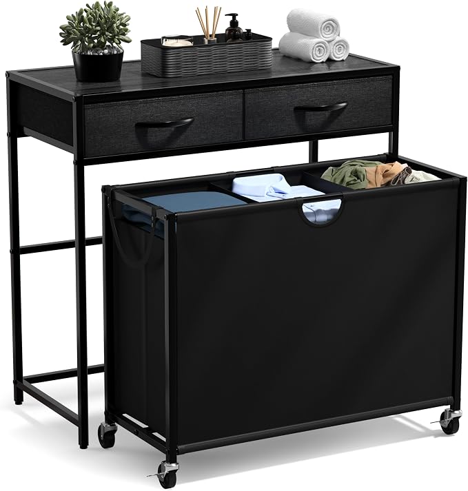 Sorbus 3 Section Laundry Hamper by Sorbus