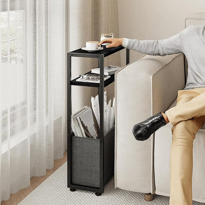 Narrow Side Table, Slim End Tables - Image 5