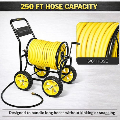 Garden Hose Reel Cart, Heavy Duty Hose Reel - Image 5