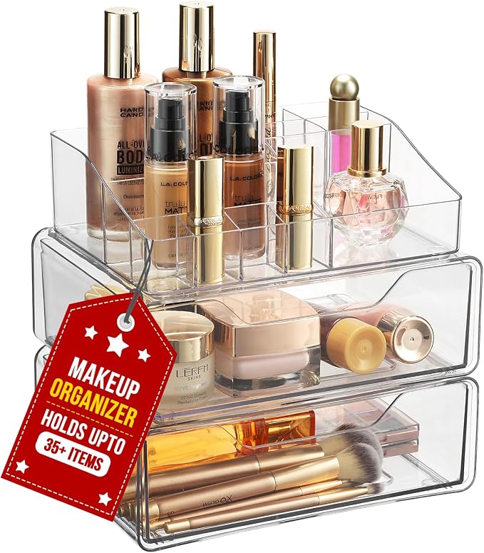 Clear Makeup Organizer by Masirs