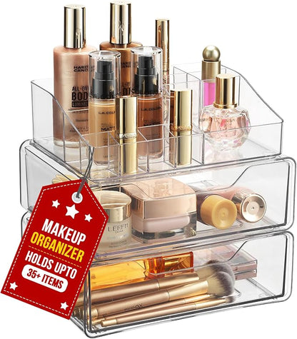 Clear Makeup Organizer by Masirs