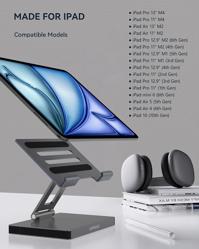 iPad Pro USB C Hub Stand, PD Charging, SD/TF Card Reader, 3 USB 3.0, 3.5mm Audio - Image 7