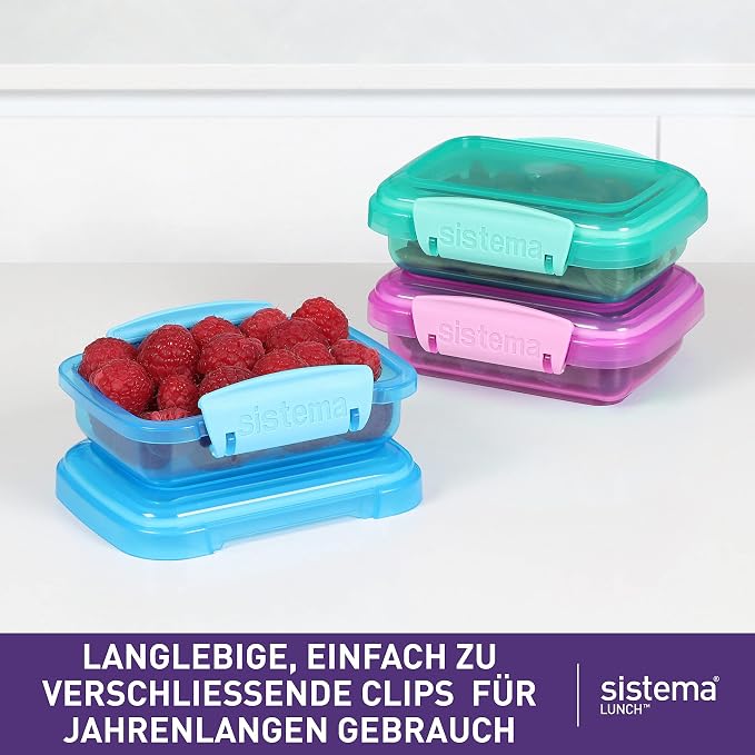 Sistema Lunch Collection Food Storage Containers, 6.7 oz./0.2 L - Image 2