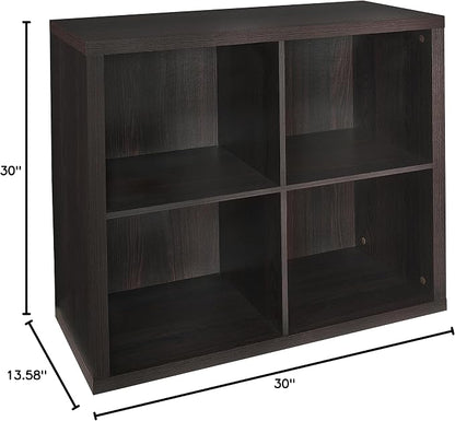 ClosetMaid 4 Cube Storage Shelf Organizer Bookshelf - Image 5