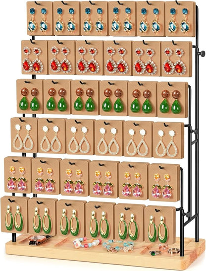 Jewelry Display for Vendors, 36 Hooks Earring Display Stands for Selling by HOMEDecor