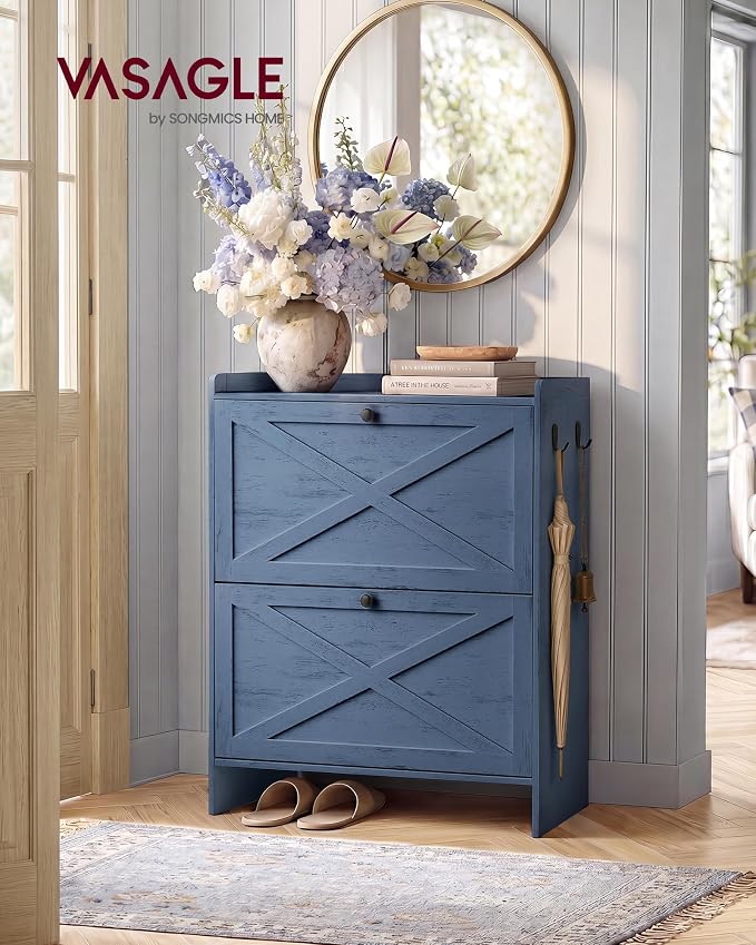 VASAGLE Shoe Storage Cabinet Organizer - Image 3