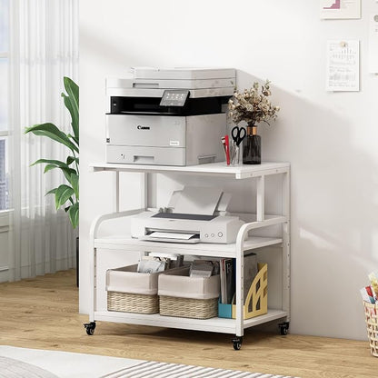 Printer Stand, 32.3" x 18.9" x 32.1" Extra Large Printer Table - Image 7