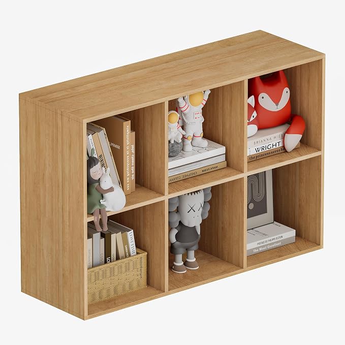 Book Shelf, Wooden Cube Storage Organizer by Unknown